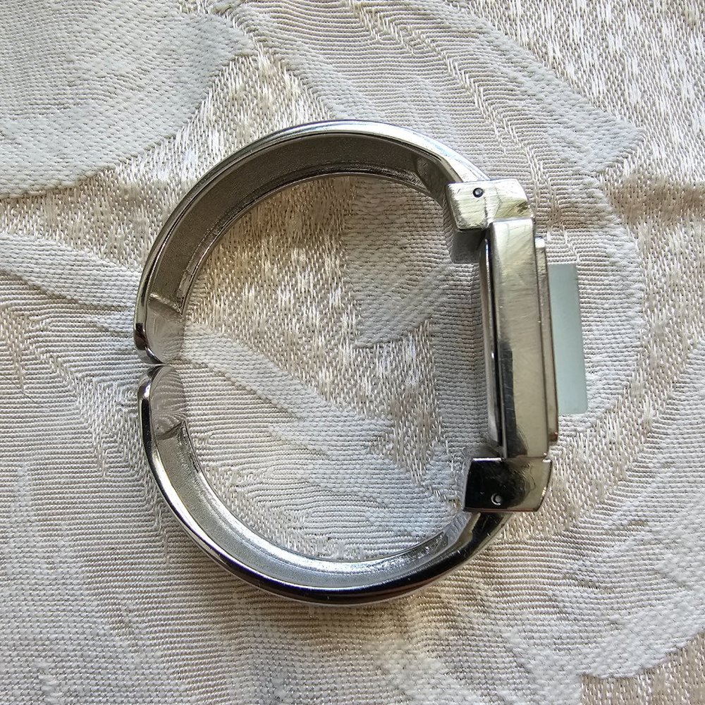 Lady's Milano Quartz Silver Tone Cuff Watch - Picture 14 of 16